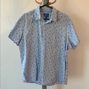 Apt. 9 Men's Casual Shirt with Green Pattern